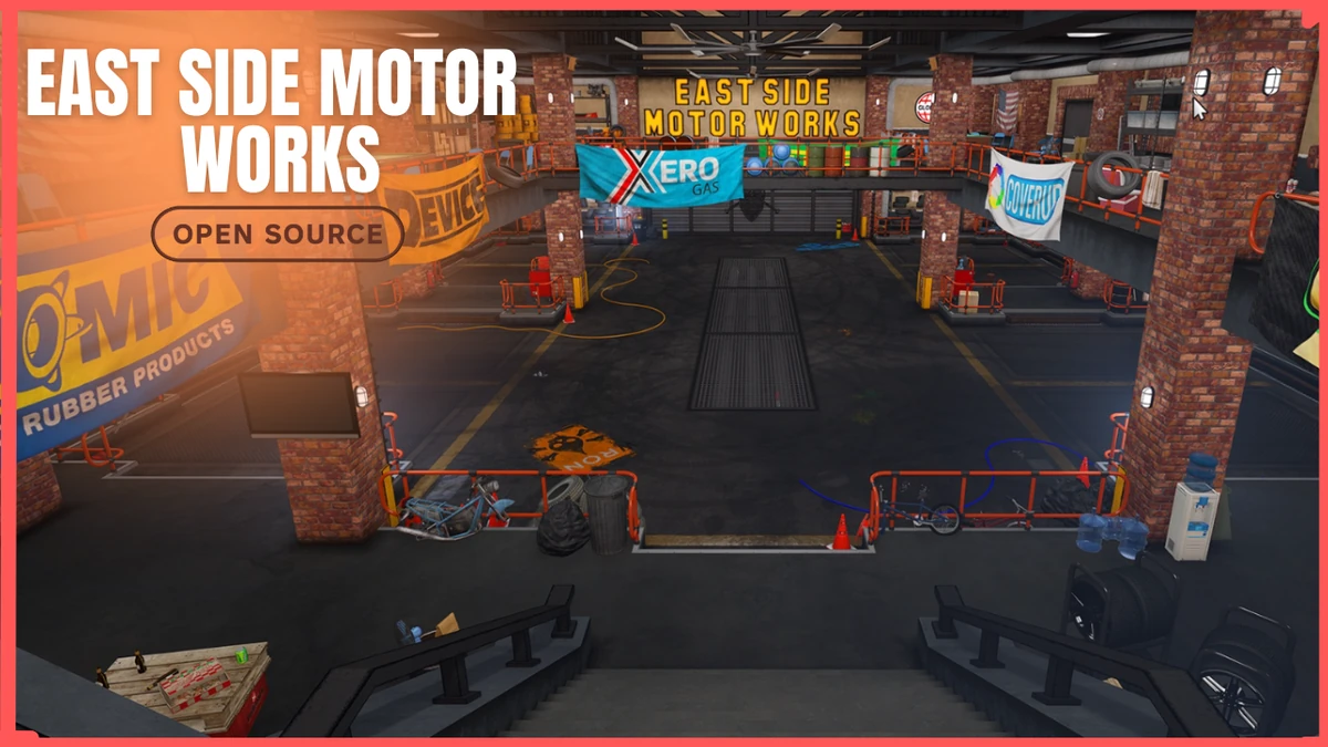 East Side Motor Works MLO FiveM | Premium Mechanic Shop | Open Source